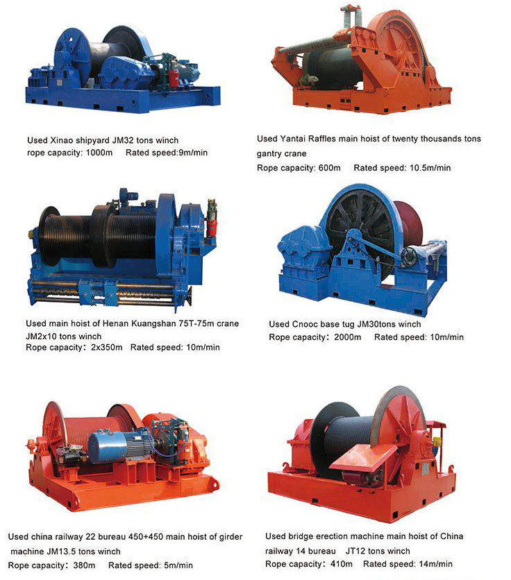 JM winches for sale