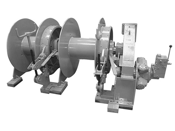 Double drum mooring winch with high quality.