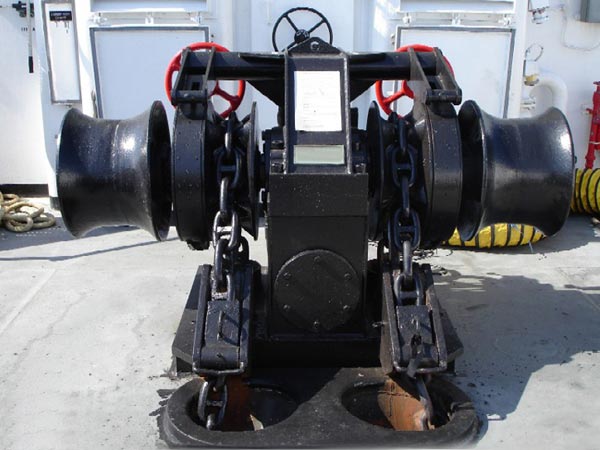 Sinma double gypsy vessel windlass