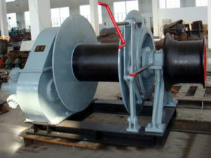 Single drum hydraulic marine winch from Sinma