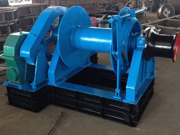 Single drum vessel winch for sale