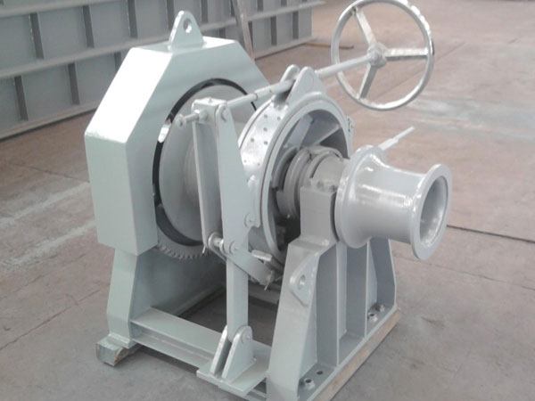 Single drum mooring winch for sale