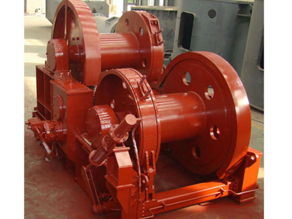 High quality hydraulic double drum winch from Sinma